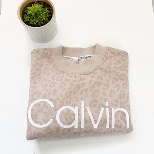 Calvin Kelvin Pink Sweater